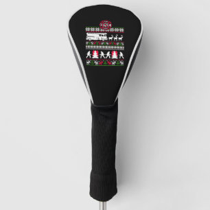 Couvre-club De Golf Vilain pull de Noël pour pompier