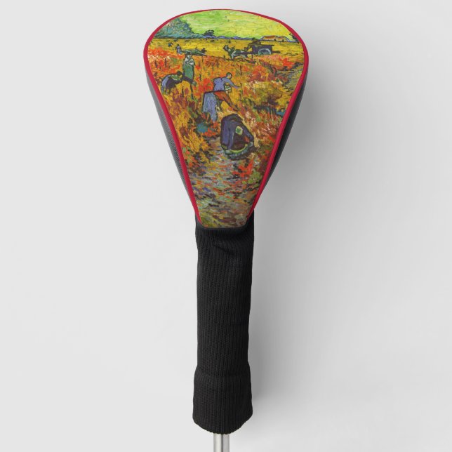 Couvre-club De Golf Vincent van Gogh - Le vignoble rouge (Devant)