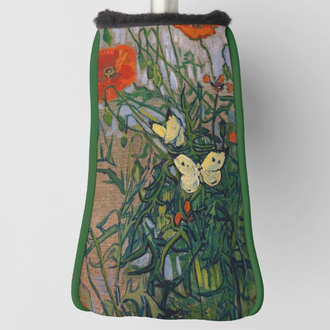 Couvre-club De Golf Vincent van Gogh - Papillons et papillons (Tourné à 90°)