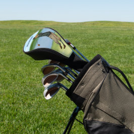 Couvre-club De Golf Vintage look Golfer Golf swing