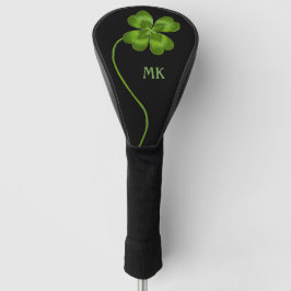 Couvre-club De Golf Vintage personnalisé quatre feuilles Shamrock de l