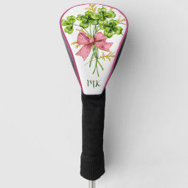 Couvre-club De Golf Vintage personnalisé quatre feuilles Shamrock de l