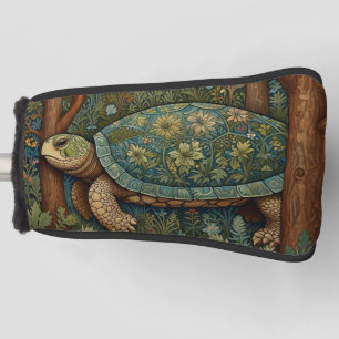 Couvre-club De Golf Vintage tortue bohème bohème bois personnalisation