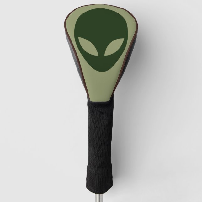 Couvre-club De Golf Visage Alien (Devant)