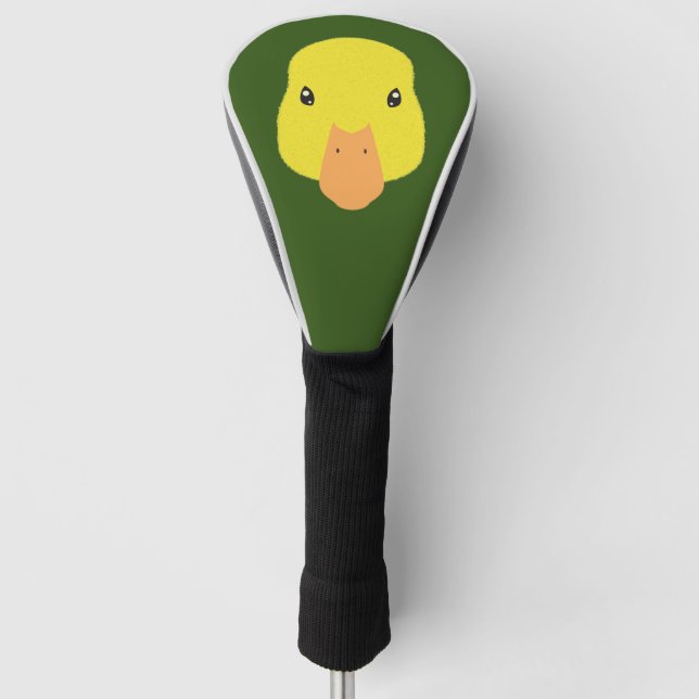 Couvre-club De Golf Visage de canard bébé (Devant)