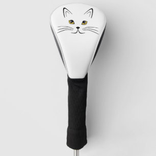 Couvre-club De Golf Visage de chat