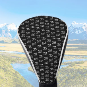 Couvre-club De Golf Votre logo d'entreprise Motif demi-étape élégant
