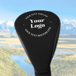 Couvre-club De Golf Votre logo d'entreprise téléchargé ou autre concep