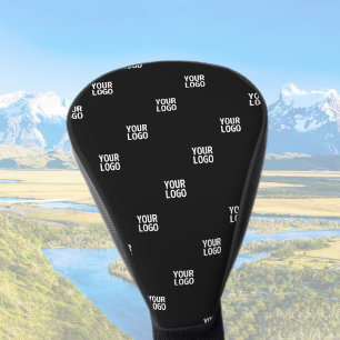 Couvre-club De Golf Votre logo ou toute image   Bandes diagonales