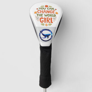 Couvre-club De Golf Vous pouvez changer les Fairways, Girl" Golf Head 