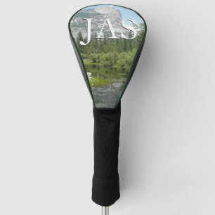 Couvre-club De Golf Vue du lac Miroir dans le parc national de Yosemit