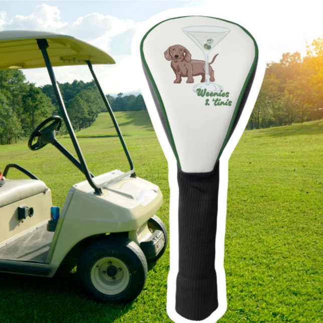 Couvre-club De Golf Weenies & Martinis (Créateur téléchargé)