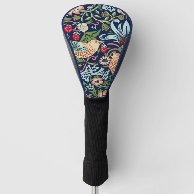 Couvre-club De Golf William Morris Strawberry Thief (Devant)