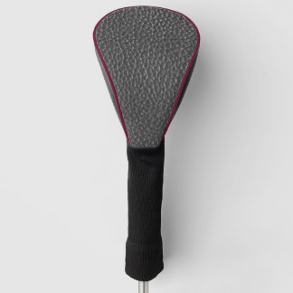 Couvre-club De Golf Worn Black Faux Leather