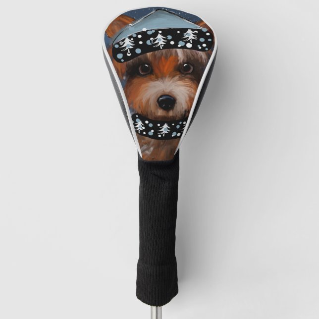 Couvre-club De Golf Yorkie (Devant)