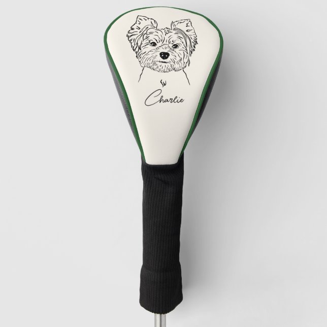 Couvre-club De Golf yorkshire terrier (Devant)