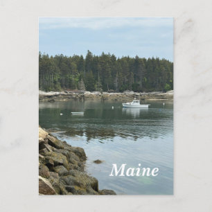 Cove in Maine Feiertagspostkarte