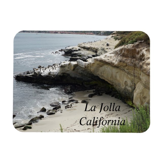 Cove La Jolla in Kalifornien Magnet (Horizontal)