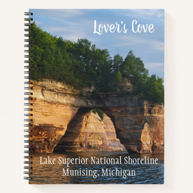 Cove Lake Superior National Shoreline Notizbuch (Vorderseite)