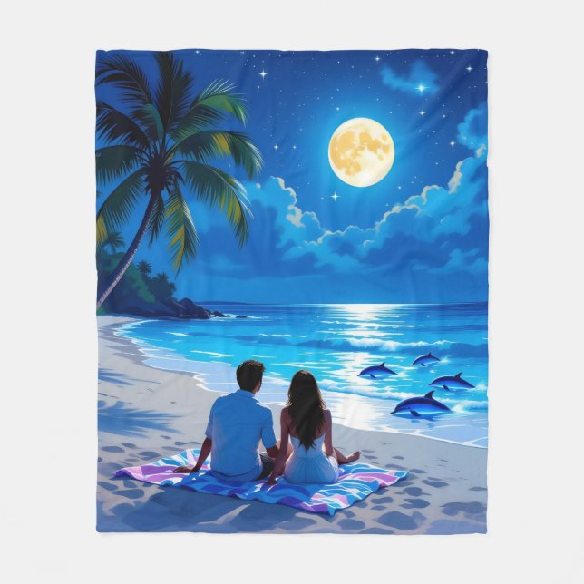 Cove of Romance no 1 Fleece Blanket (Vorderseite)