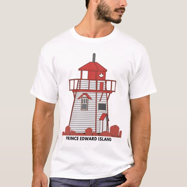 Covehead Lighthouse PEI T - Shirt (Vorderseite)