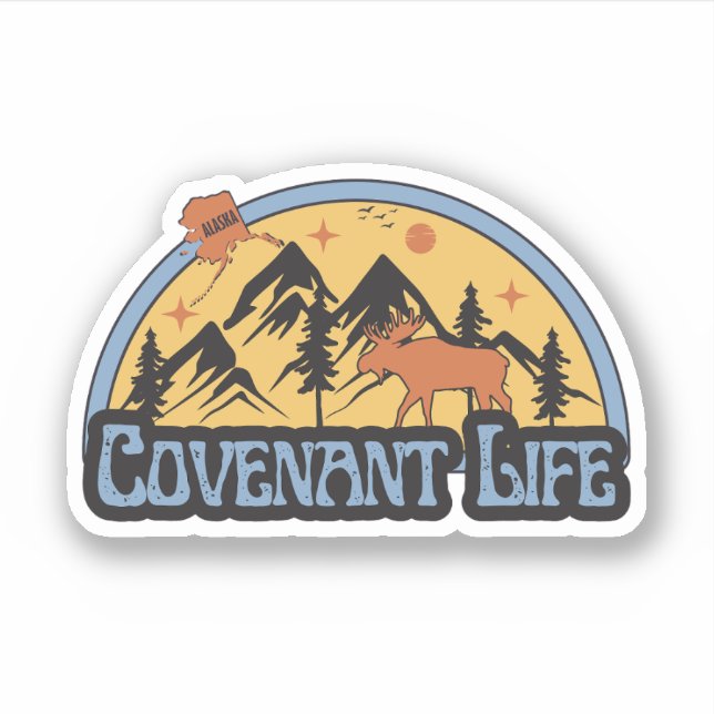 Covene Life, Alaska-Aufkleber Aufkleber (Vorderseite)
