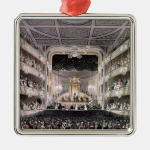 Covent Garten-Theater Silbernes Ornament