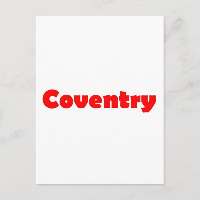Coventry City of england Postkarte (Vorderseite)