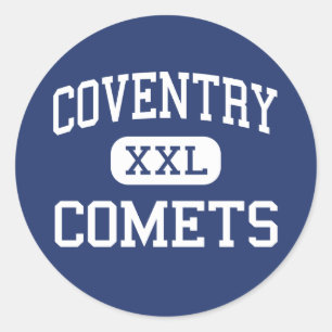 Coventry - Comets - High School - Akron Ohio Runder Aufkleber