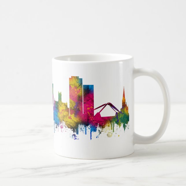 Coventry England Skyline Kaffeetasse (Rechts)