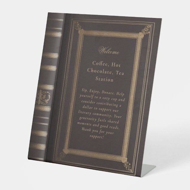Cover-Bibliothek Sockelschild (Vorderseite)
