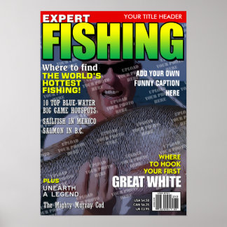 Cover des Personalisierten Magazins Fischen Poster