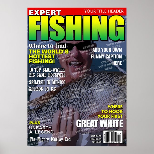 Cover des Personalisierten Magazins Fischen Poster (Vorne)