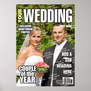 Cover des Personalisierten Magazins Wedding Poster