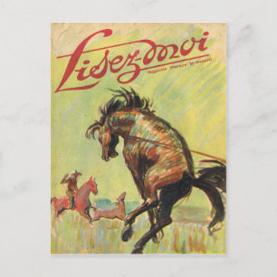 Cover, Lisez-Moi, Cowboy, Rodeo-Pferd Postkarte