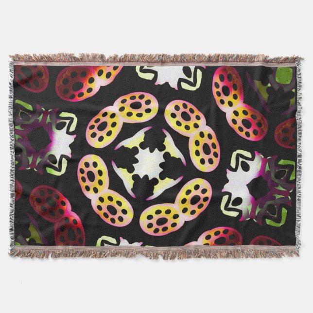 Coverage Jimette Design a Fransen Orange Decke (Vorderseite)