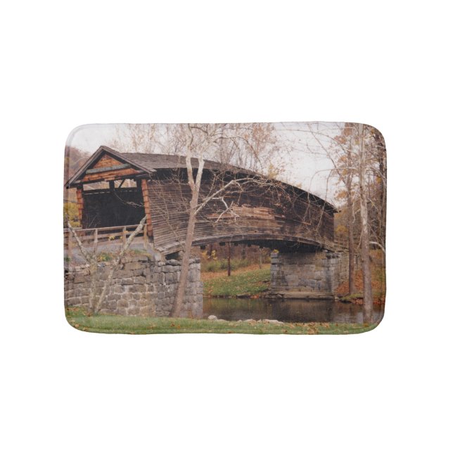 Covered Bridge Badematte (Vorderseite)