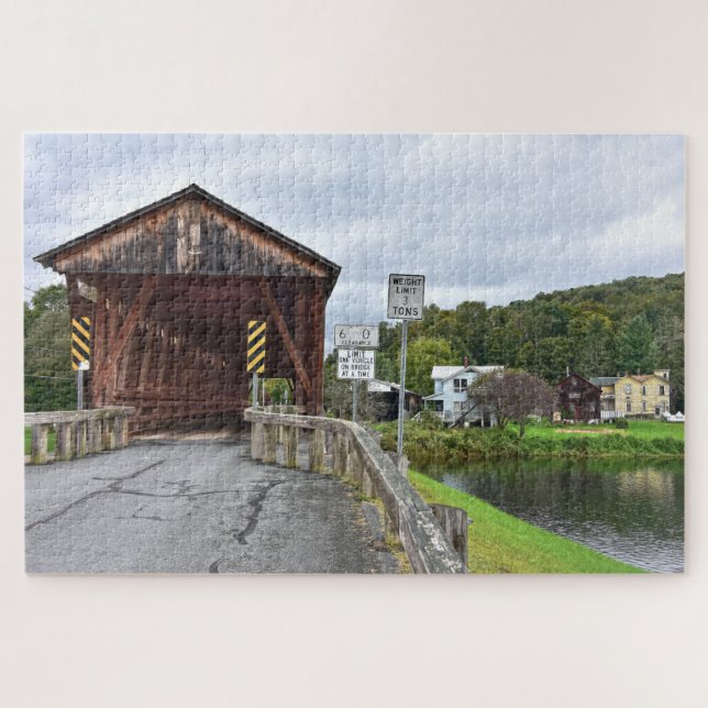 Covered Bridge, Downsville, New York (Horizontal)