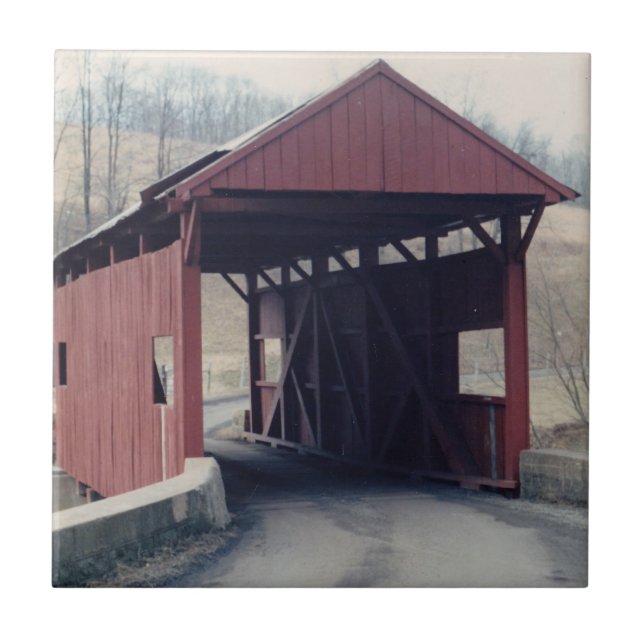 Covered Bridge Fliese (Vorderseite)
