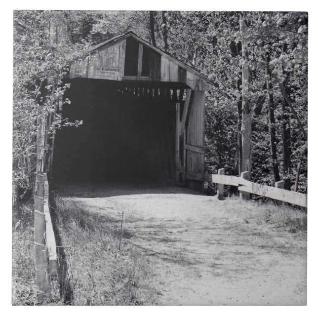 Covered Bridge Fliese (Vorderseite)