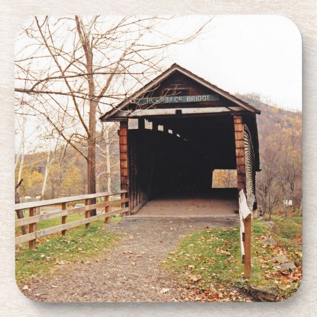 Covered Bridge Getränkeuntersetzer (Vorderseite)