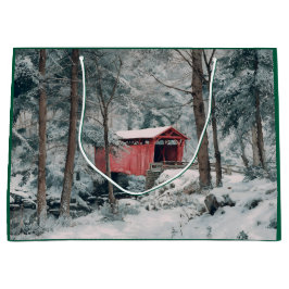 Covered Bridge Große Geschenktüte