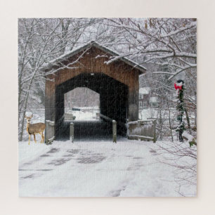 Covered Bridge im Winter