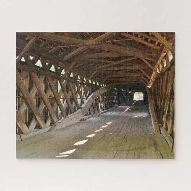 Covered Bridge Inside - Puzzle (Horizontal)