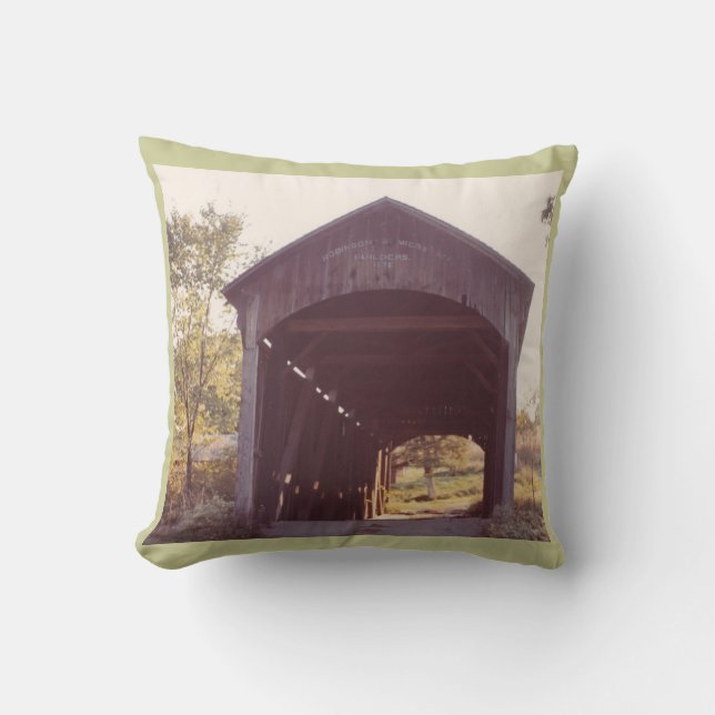 Covered Bridge Kissen (Vorderseite)