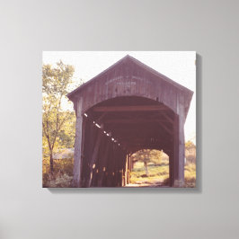 Covered Bridge Leinwanddruck