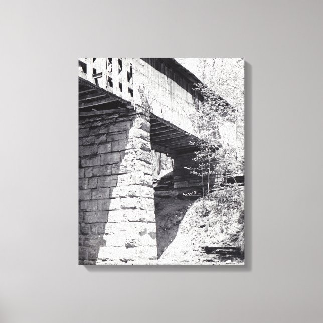 Covered Bridge Leinwanddruck (Vorderseite)