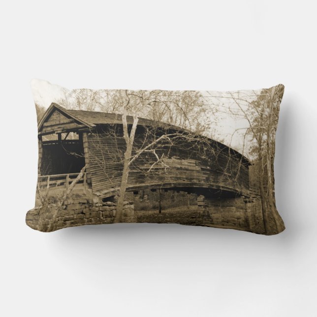 Covered Bridge Lendenkissen (Vorderseite)