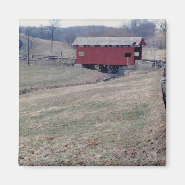 Covered Bridge Magnet (Vorne)
