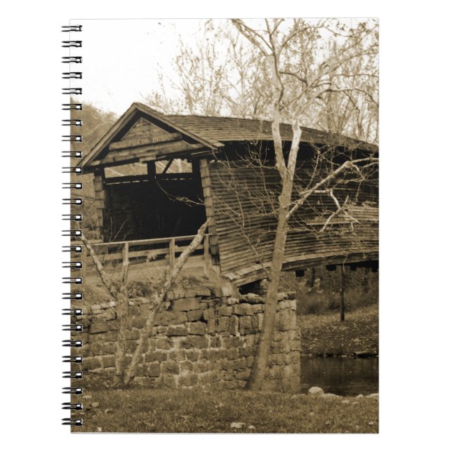 Covered Bridge Notizblock (Vorderseite)